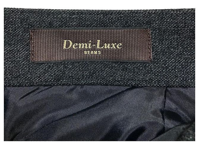 Autre Marque Falda con vuelo de flores Demi-Luxe BEAMS Castaño Multicolor - vista 4