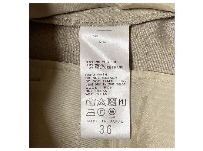 Autre Marque Plage Gerade Hose Beige - Ansicht 5