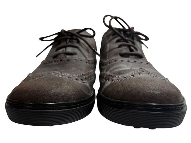Sapatos Oxford Wingtip Tod's Marrom - vista 2