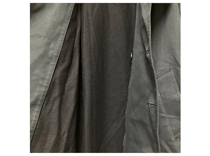 Autre Marque Gabardina verde Negro - vista 4
