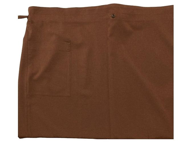 Autre Marque Falda larga Lelill Castaño - vista 3
