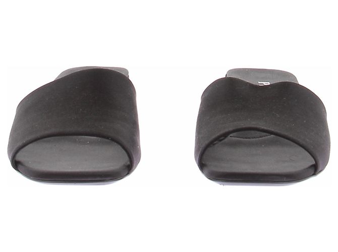 Prada Schwarze Mules mit Absatz - Ansicht 3