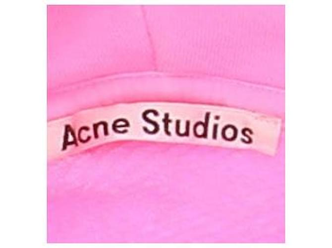 Acne Sudadera con capucha oversized rosa fluorescente - vista 6