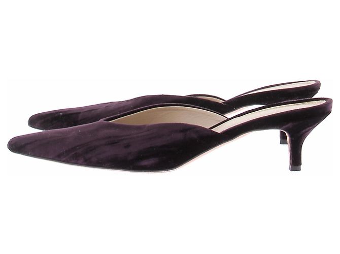 Autre Marque Décolleté in scamosciato viola Porpora - vista 2