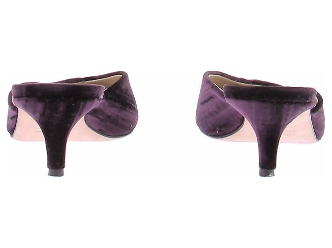 Autre Marque Décolleté in scamosciato viola Porpora - vista 7