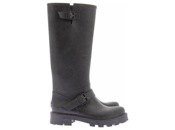 Botas de lluvia Jimmy Choo de cuero negro 39 - vista 6