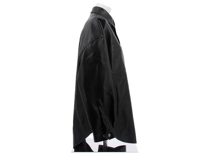Nanushka Lederjacke Schwarz - Ansicht 3