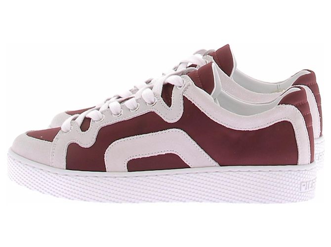 Pierre Hardy ALPHA Sneaker Leder Dunkelrot Bordeaux - Ansicht 2