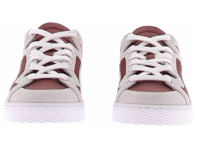 Pierre Hardy ALPHA Sneaker Leder Dunkelrot Bordeaux - Ansicht 3