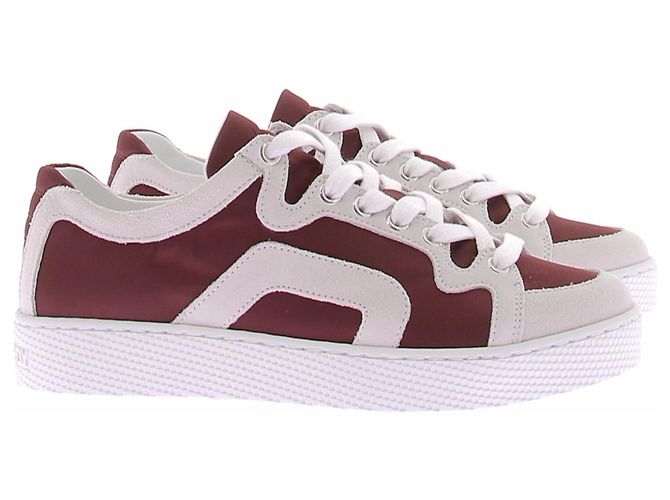 Pierre Hardy ALPHA Sneaker Leder Dunkelrot Bordeaux - Ansicht 6