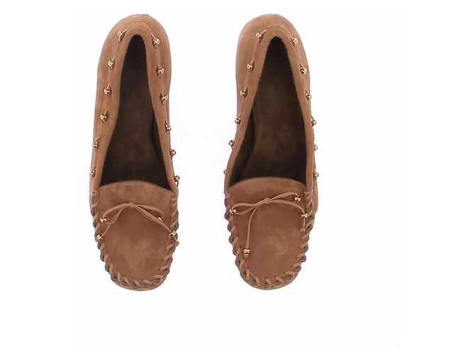 Décolleté Khaite Milly 45 Pelle Camel Cammello - vista 4