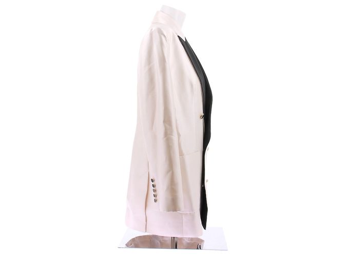 Zimmermann Kurzes Kleid Dancer mit Kreuzverschluss Weiß - Ansicht 3