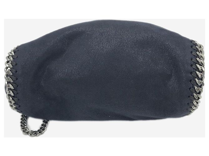 Stella Mc Cartney Borsa a tracolla con catena Falabella blu navy - vista 4