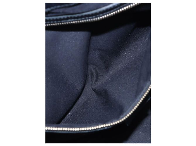 Gucci Borsa Horsebit in tela GG nera Nero - vista 6