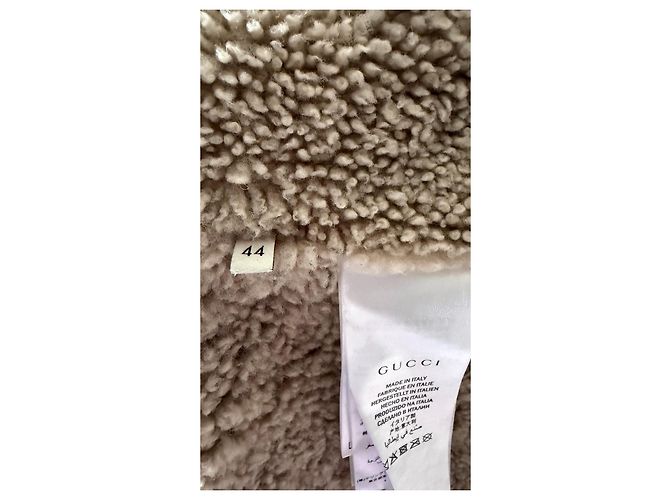 Gucci L'Aveugle par Amour bestickte Jeansjacke Blau Mehrfarben - Ansicht 7