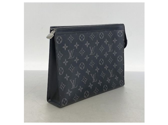 Pochette Voyage MM Monogram Eclipse Louis Vuitton Clutch Bag Nero - vista 2