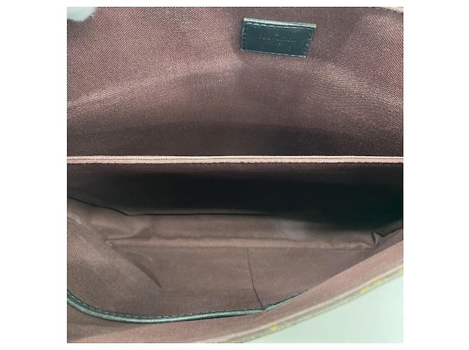 Borsa a tracolla Louis Vuitton Monogram Macassar District MM Marrone - vista 4