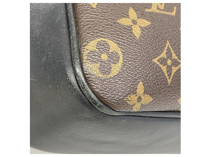 Borsa a tracolla Louis Vuitton Monogram Macassar District MM Marrone - vista 6
