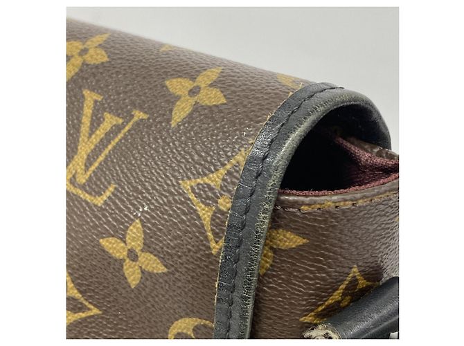 Borsa a tracolla Louis Vuitton Monogram Macassar District MM Marrone - vista 7