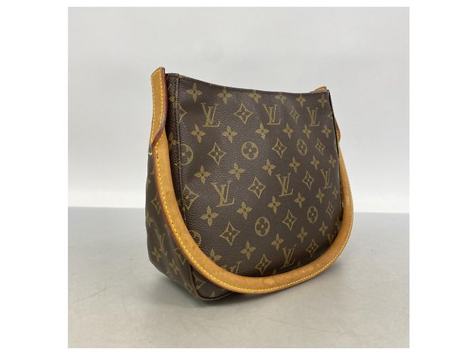 Borsa a Spalla Louis Vuitton Monogram Looping MM Marrone - vista 2