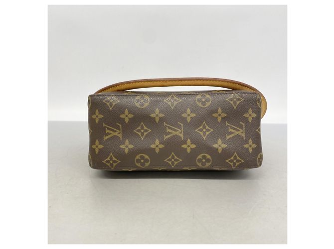 Borsa a Spalla Louis Vuitton Monogram Looping MM Marrone - vista 3