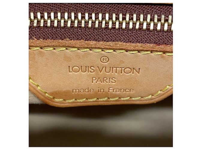 Borsa a Spalla Louis Vuitton Monogram Looping MM Marrone - vista 5