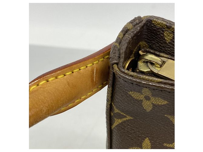 Borsa a Spalla Louis Vuitton Monogram Looping MM Marrone - vista 6