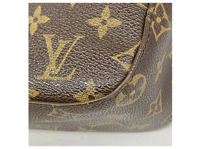 Borsa a Spalla Louis Vuitton Monogram Looping MM Marrone - vista 7