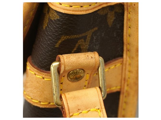 Borsa a Spalla Louis Vuitton Monogram Sologne Marrone - vista 10