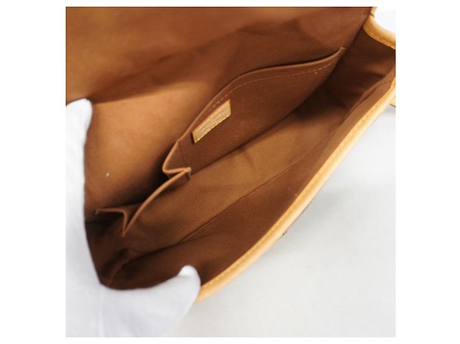 Borsa a Spalla Louis Vuitton Monogram Sologne Marrone - vista 4