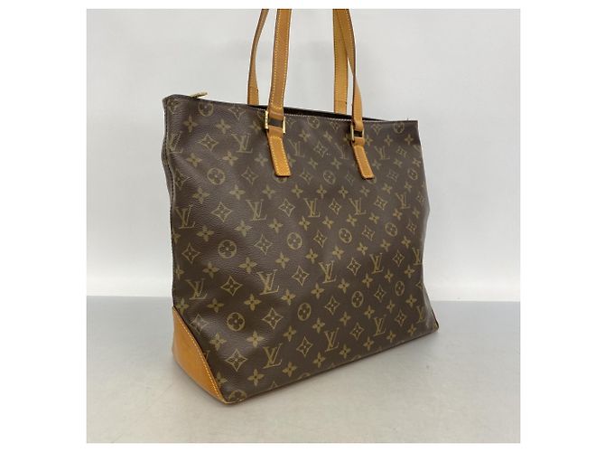Borsa Tote Louis Vuitton Monogram Cabas Mezzo Marrone - vista 2