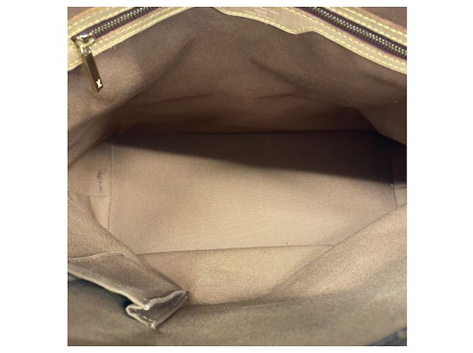 Borsa Tote Louis Vuitton Monogram Cabas Mezzo Marrone - vista 4