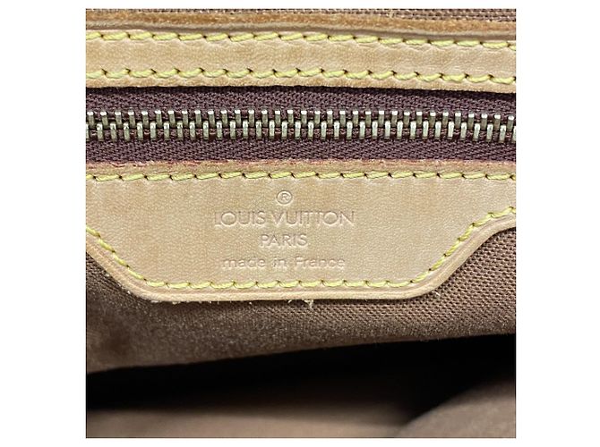 Borsa Tote Louis Vuitton Monogram Cabas Mezzo Marrone - vista 5