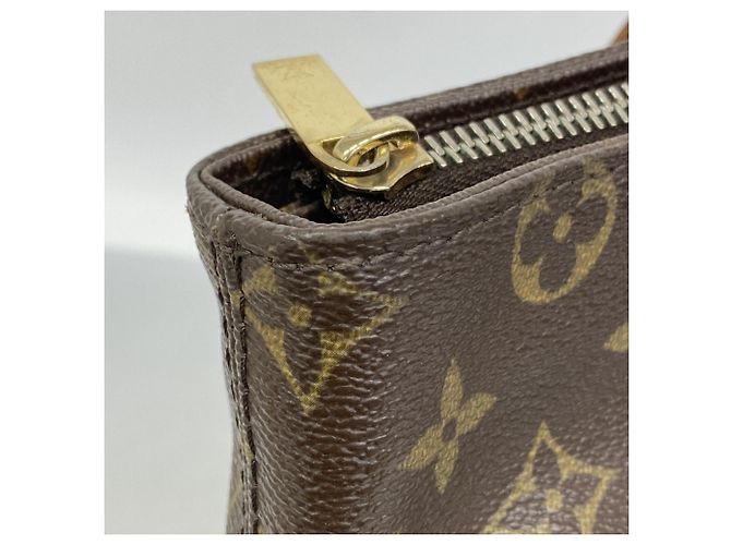 Borsa Tote Louis Vuitton Monogram Cabas Mezzo Marrone - vista 7
