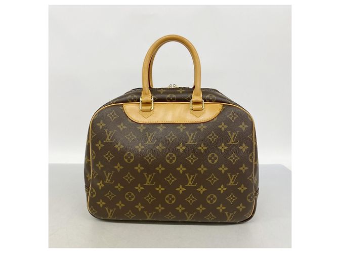 Borsa Louis Vuitton Monogram Deauville Marrone - vista 10