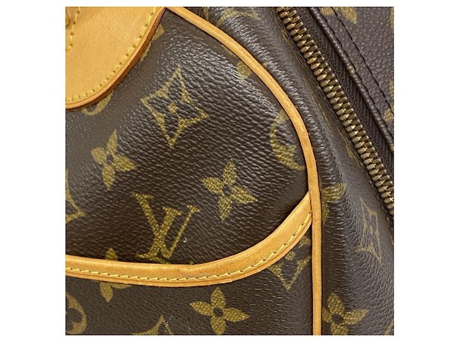 Borsa Louis Vuitton Monogram Deauville Marrone - vista 6
