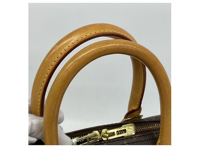 Borsa Louis Vuitton Monogram Deauville Marrone - vista 8