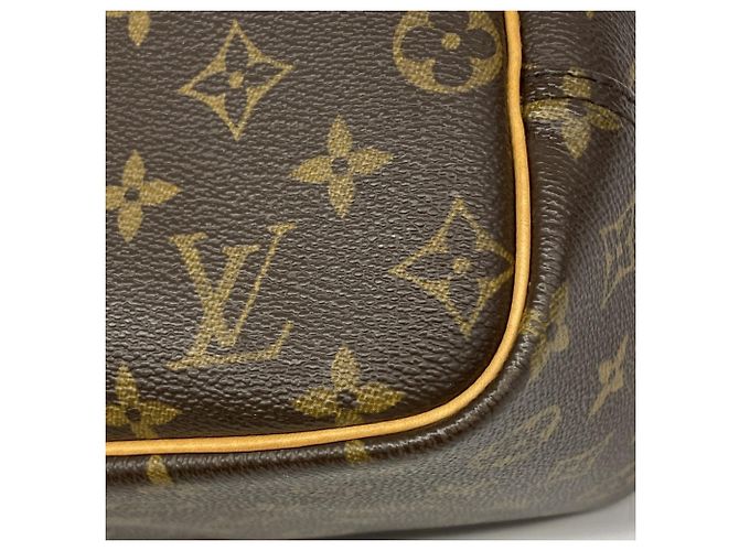 Borsa Louis Vuitton Monogram Deauville Marrone - vista 9