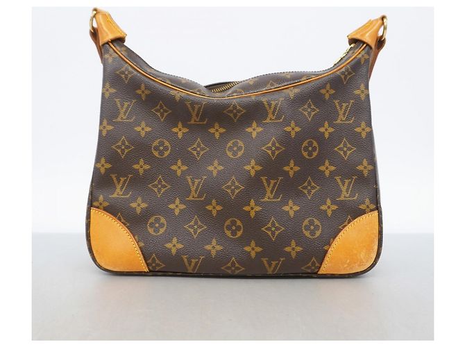 Borsa a Spalla Louis Vuitton Monogram Boulogne 30 Marrone - vista 10