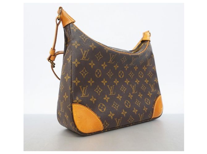 Borsa a Spalla Louis Vuitton Monogram Boulogne 30 Marrone - vista 2