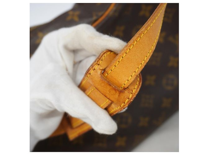 Borsa a Spalla Louis Vuitton Monogram Boulogne 30 Marrone - vista 7