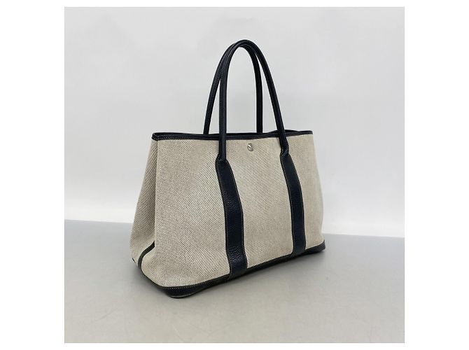 Hermès Hermes Garden PM Tote Bag Schwarz - Ansicht 2