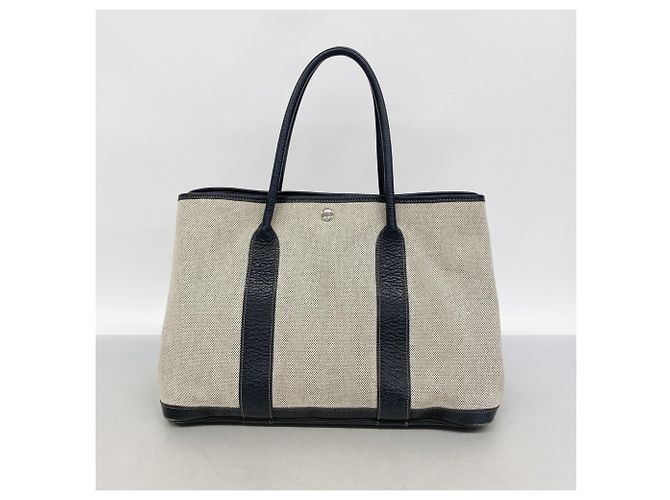 Hermès Hermes Garden PM Tote Bag Schwarz - Ansicht 9