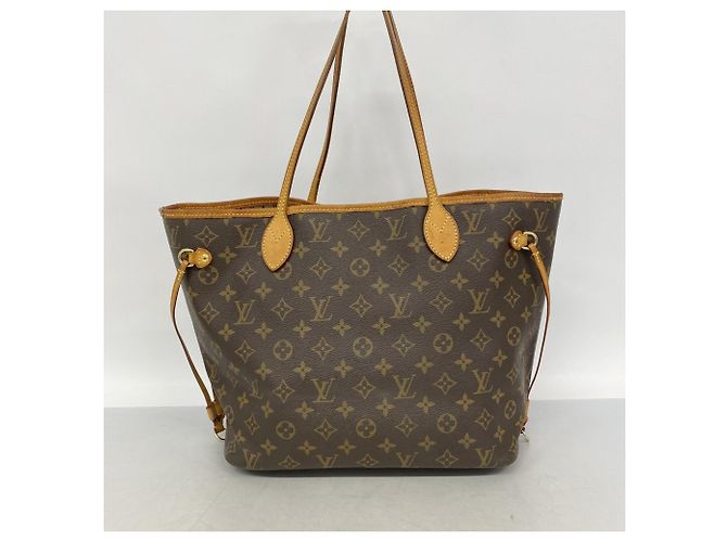 Borsa Tote Louis Vuitton Monogram Neverfull MM Marrone - vista 12