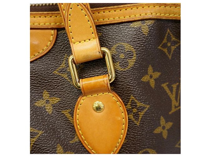 Borsa Louis Vuitton Monogram Palermo PM Marrone - vista 12