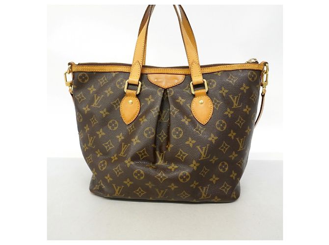 Borsa Louis Vuitton Monogram Palermo PM Marrone - vista 13