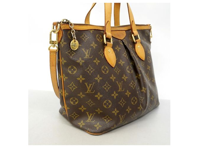 Borsa Louis Vuitton Monogram Palermo PM Marrone - vista 2