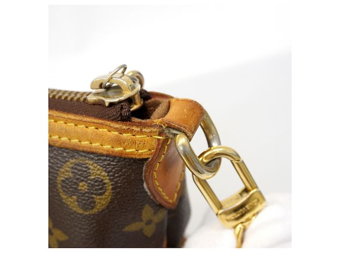 Borsa Louis Vuitton Monogram Palermo PM Marrone - vista 8