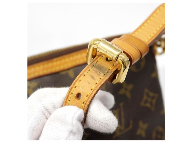 Borsa Louis Vuitton Monogram Palermo PM Marrone - vista 9