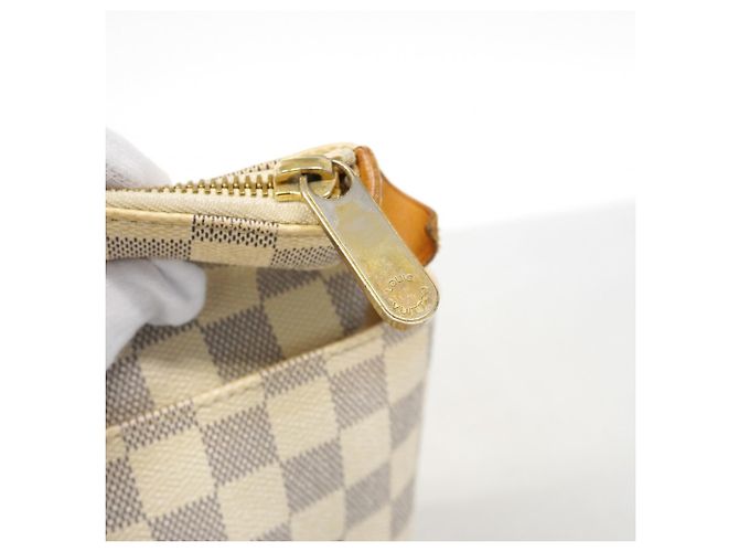 Borsa Tote Louis Vuitton Damier Azur Totally PM Bianco - vista 10
